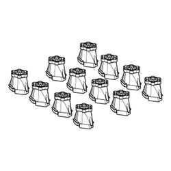 Geberit Set Füße hoch für Duschwanne ab Länge 160cm, Höhe 9-21cm, 12 Stück... GEBERIT-554953002 4025410904461 (Abb. 1)