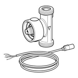 Geberit Temperatur-, Volumenstromsensor für Gebäudeautomation DN 32, G 1 1/2″... GEBERIT-616229001 4025410739629 (Abb. 1)