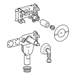 Geberit GIS Traverse für Waschmaschine, Geschirrspüler... GEBERIT-461445001 4025416727774 (Abb. 1)
