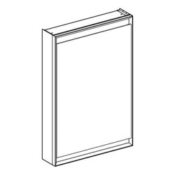 Geberit ONE Spiegelschrank mit ComfortLight, 1 Tür, AP-Montage, Höhe 90cm B 60cm, Al... GEBERIT-505810001 4025410521415 (Abb. 1)