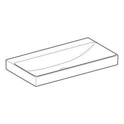 Geberit ONE Waschtisch Abgang vertikal, Breite 90cm, Tiefe 48cm, ohne Hahnloch, ohne... GEBERIT-505021013 4025410953704 (Abb. 1)