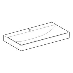 Geberit ONE Waschtisch Abgang vertikal, Breite 90cm, Tiefe 48cm, Hahnloch mittig, oh... GEBERIT-505020013 4025410953643 (Abb. 1)