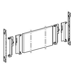 Geberit Duofix Montageplatte für Waschtisch mit Unterschrank, zwei Auslaufarmaturen,... GEBERIT-111056001 4025410948199 (Abb. 1)