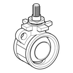 Geberit Mapress Kugelhahngehäuse mit Kugel 1,4401, DN 50... GEBERIT-99925 4024723999256 (Abb. 1)