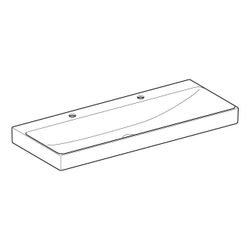 Geberit ONE Waschtisch Abgang vertikal, Breite 120cm, Tiefe 48cm, Hahnloch links, re... GEBERIT-505022015 4025410953742 (Abb. 1)