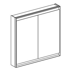 Geberit ONE Spiegelschrank mit ComfortLight, 2 Türen, AP-Montage, Höhe 90cm B 90cm, ... GEBERIT-505813001 4025410935151 (Abb. 1)