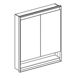 Geberit ONE Spiegelschrank mit Nische und ComfortLight, 2 Türen, UP-Montage, H 90cm ... GEBERIT-505822001 4025410935311 (Abb. 1)