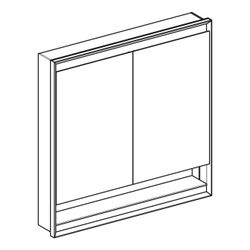 Geberit ONE Spiegelschrank mit Nische und ComfortLight, 2 Türen, UP-Montage, H 90cm ... GEBERIT-505823001 4025410935359 (Abb. 1)