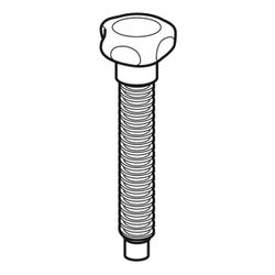 Geberit Drehgriff mit Spindel für Handgehrungssäge, 242460001... GEBERIT-242460001 4025416096924 (Abb. 1)