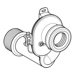 Geberit Urinalsiphon mit Sensoren für verdeckte UR-Steuerung... GEBERIT-244921001 4025410946515 (Abb. 1)
