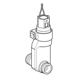 Geberit Wasserstrecke für Aufputzurinalsteuerung, verdeckt... GEBERIT-244918001 4025410946157 (Abb. 1)