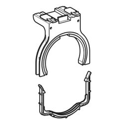 Geberit Rohrschelle für Anschlussbogen für Geberit Kombifix Element für Wand-WC... GEBERIT-240190001 4025416040644 (Abb. 1)