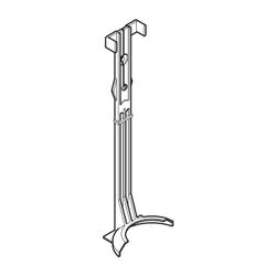 Geberit Niederhalter für Spülgarnitur Impuls... GEBERIT-240506001 4025416061632 (Abb. 1)