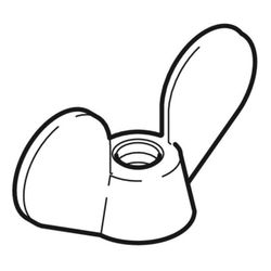 Geberit Befestigungsmutter für Geberit Pluvia Dachwassereinlauf... GEBERIT-240868001 4025416364801 (Abb. 1)