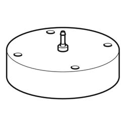 Geberit Gehäuse für Bodendrücker für elektronische Spülauslösungen, 240046001... GEBERIT-240046001 4025416034537 (Abb. 1)