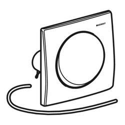 Geberit Mambo Betätigungsplatte für Urinalsteuerung, pneumatische Spülauslösung, 16x... GEBERIT-241164001 4025416613213 (Abb. 1)