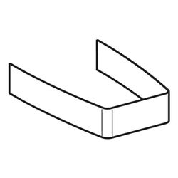 Geberit Sockelband für Stand-WC, Geberit AquaClean 8000plus, Alpinweiß... GEBERIT-250060111 4025416818557 (Abb. 1)