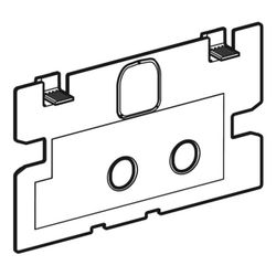 Geberit Schutzplatte für Delta Unterputzspülkasten... GEBERIT-241343001 4025416799993 (Abb. 1)