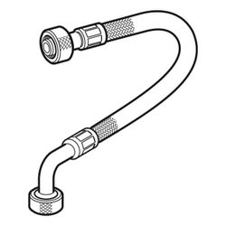 Geberit Panzerschlauch mit Schutzhülse, für Unterputzspülkasten Typ Unterputz Powerf... GEBERIT-241486001 4025416812494 (Abb. 1)
