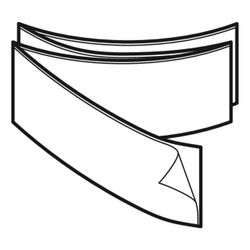 Geberit Aluminiumklebeband für Rohrschott 120... GEBERIT-241529001 4025416731689 (Abb. 1)