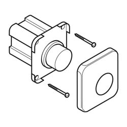 Geberit Handdrücker pneumatisch, Unterputz weiß-alpin... GEBERIT-888544111 4025416086291 (Abb. 1)