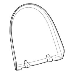 Geberit WC-Deckel für Geberit AquaClean 8000/8000plus, Alpinweiß... GEBERIT-250067111 4025416712411 (Abb. 1)