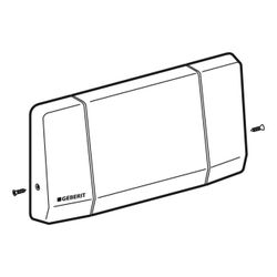 Geberit Betätigungsplatte für Highline Infrarot, 33,6x18,3x3,6cm, 241307001... GEBERIT-241307001 4025416673408 (Abb. 1)