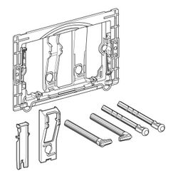 Geberit Umbauset für Danceline Betätigungsplatte, Umbauset Spülsystem, 241873001... GEBERIT-241873001 4025416747147 (Abb. 1)