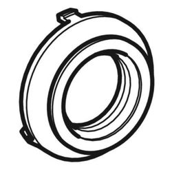 Geberit Profildichtung für Badewannenablauf PushControl, EPDM, Schwarz, 241712161... GEBERIT-241712161 4025416934103 (Abb. 1)