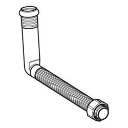 Geberit Überlaufbogen, PP, 37,5mm, 90 Grad, 241718001... GEBERIT-241718001 4025416934288 (Abb. 1)