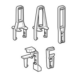 Geberit Set Bügel für Spülventil Typ 212... GEBERIT-244844001 4025410903754 (Abb. 1)