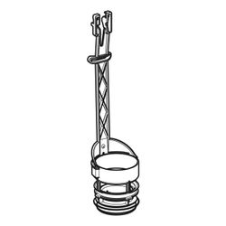 Geberit Bassin für Spülventil Typ 212, für Alpha, Omega Unterputz-Spülkästen, Einbau... GEBERIT-244833001 4025410903655 (Abb. 1)