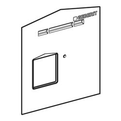 Geberit Spritzschutz für Unterputzurinalsteuerung... GEBERIT-244924001 4025410946522 (Abb. 1)