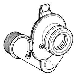 Geberit Urinalgeruchsverschluss mit Sensor, Abgang horizontal... GEBERIT-242150001 4025416715832 (Abb. 1)