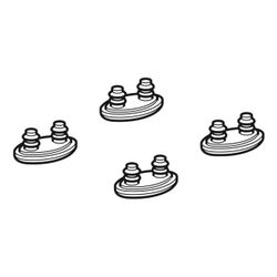 Geberit Ausgleichspuffer für AquaClean 4000 WC-Sitzring, 3,9x2,5x0,5cm, 242173001... GEBERIT-242173001 4025416735106 (Abb. 1)