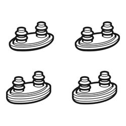 Geberit Ausgleichspuffer für AquaClean 4000, Manhattan, 3,9x2,5x0,3cm, 242174001... GEBERIT-242174001 4025416735427 (Abb. 1)