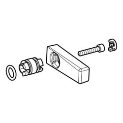 Geberit Set mit Mischergriff für Typ 186 Waschtischarmatur... GEBERIT-242249001 4025416721192 (Abb. 1)