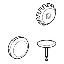 Geberit Fertigbauset Ersatzteile, Hochglanz verchromt... GEBERIT-245445211 4025410641724 (Abb. 1)