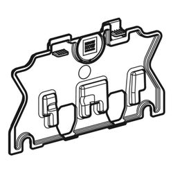 Geberit Schutzplatte für Sigma60 Betätigungsplatte, für Sigma UP-Spülkasten 12cm, 24... GEBERIT-242583001 4025416151135 (Abb. 1)