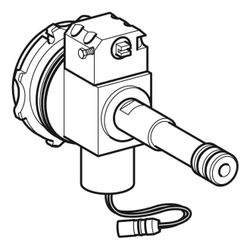 Geberit Ventilblock für Typ 87, 88 Waschtischarmaturen mit Mischer... GEBERIT-242128001 4025416846475 (Abb. 1)