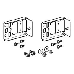 Geberit Set Befestigungswinkel für Rohbaubox für Geberit ONE Spiegelschrank mit Höhe... GEBERIT-245020001 4025410569523 (Abb. 1)