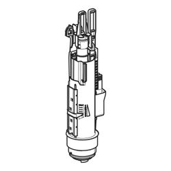 Geberit Typ 212 Spülventil für Sigma, Delta, Unterputz 300 Unterputz-Spülkästen... GEBERIT-244821001 4025410903884 (Abb. 1)