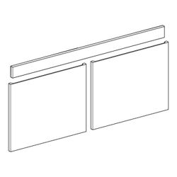 Geberit Renova Plan Set Fronten für Unterschrank für Doppelwaschtisch, ab Baujahr 20... GEBERIT-245051JK1 4025410576453 (Abb. 1)