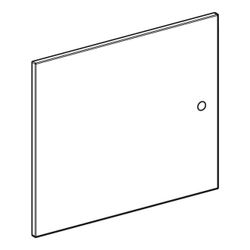 Geberit Bambini Tür für Waschtischunterschrank, Breite 60cm, Weiß Melaminbeschichtet... GEBERIT-245111011 4025410573889 (Abb. 1)