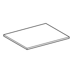 Geberit Einlegeboden zu iCon Seitenelement Tiefe 24cm, Mattweiß... GEBERIT-245308001 4025410582645 (Abb. 1)