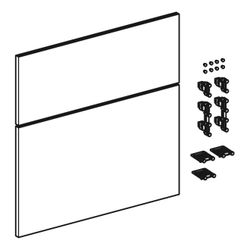 Geberit iCon Set Schubladenfronten für Unterschrank für Waschtisch, 2 Schubladen, Wa... GEBERIT-245261001 4025410582171 (Abb. 1)