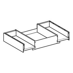 Geberit obere Schublade für Unterschrank für Waschtisch ohne Schubladenfront Breite ... GEBERIT-245198001 4025410581549 (Abb. 1)