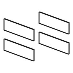 Geberit Set Deckkappen für Scharniere, Geberit ONE Spiegelschrank, ab Baujahr 2021... GEBERIT-244911001 4025410934857 (Abb. 1)