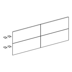 Geberit Set Schubladenfronten für ONE Unterschrank für Waschtisch, 4 Schubladen 135c... GEBERIT-245613008 4025410707239 (Abb. 1)