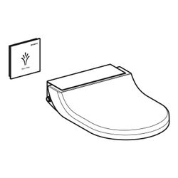 Geberit AquaClean Tuma Comfort WC-Aufsatz, Spezialanfertigung, Alpinweiß... GEBERIT-004300111 4025416199755 (Abb. 1)
